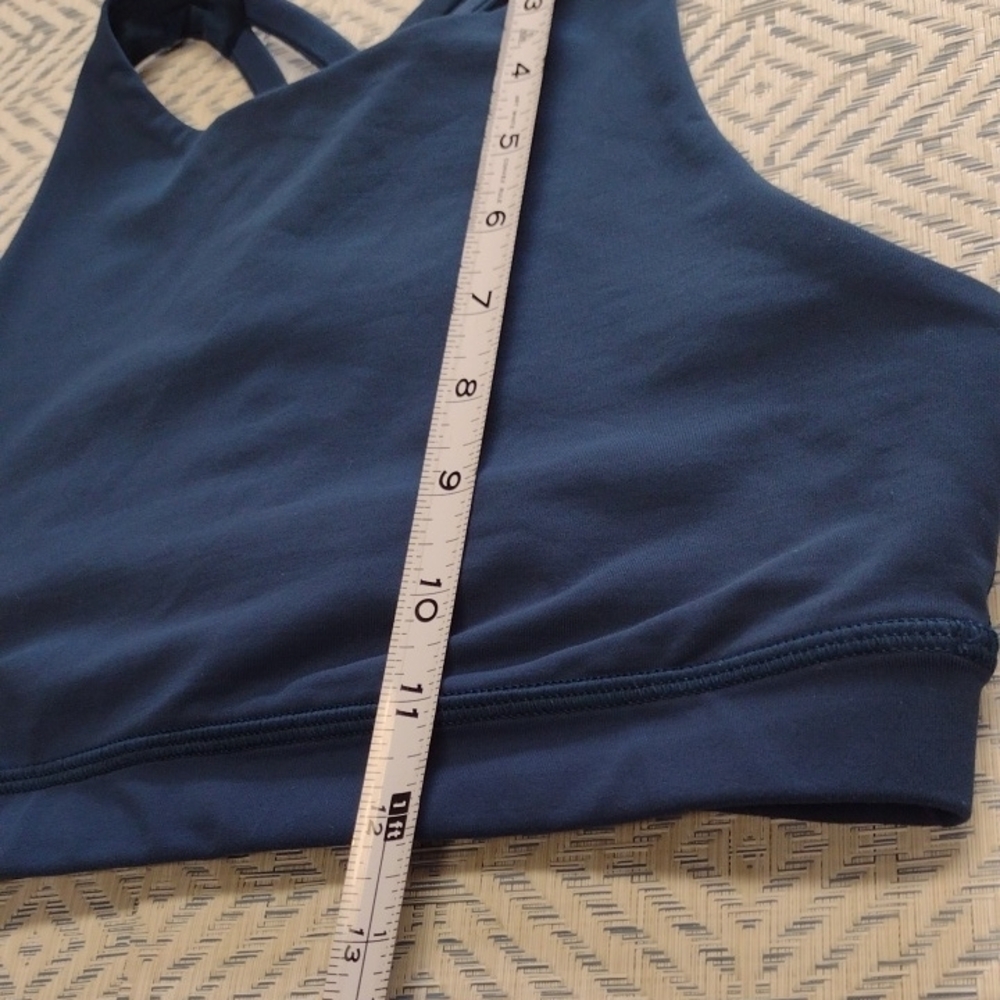 lululemon athletica Navy Blue Strappy Back Sports Bra - Picture 7 of 7